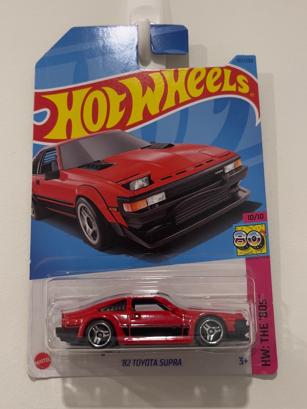 Hot Wheels '82 Toyota Supra (red)